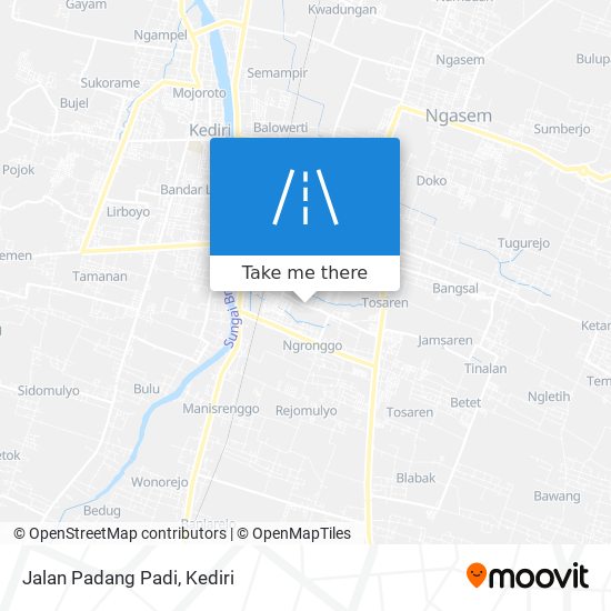 Jalan Padang Padi map