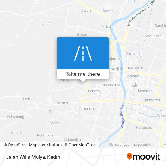 Jalan Wilis Mulya map