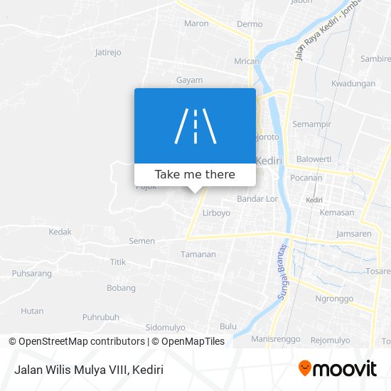 Jalan Wilis Mulya VIII map