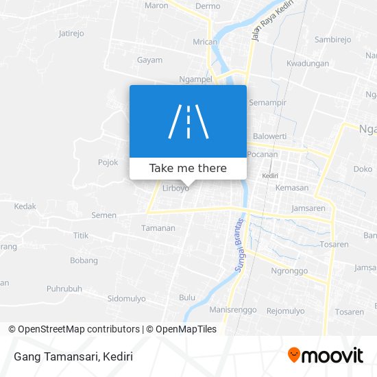 Gang Tamansari map