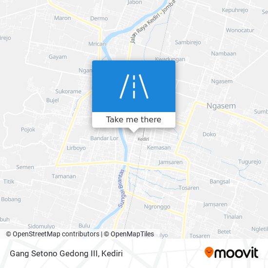 Gang Setono Gedong III map