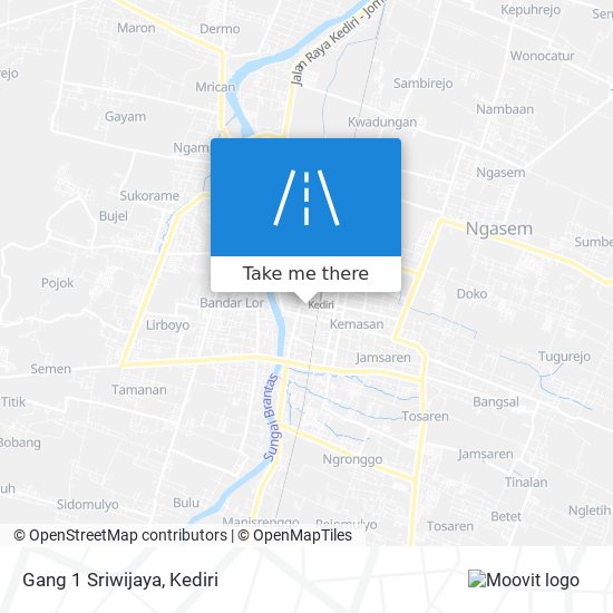 Gang 1 Sriwijaya map