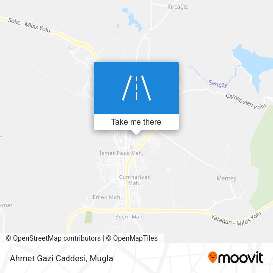 Ahmet Gazi Caddesi map