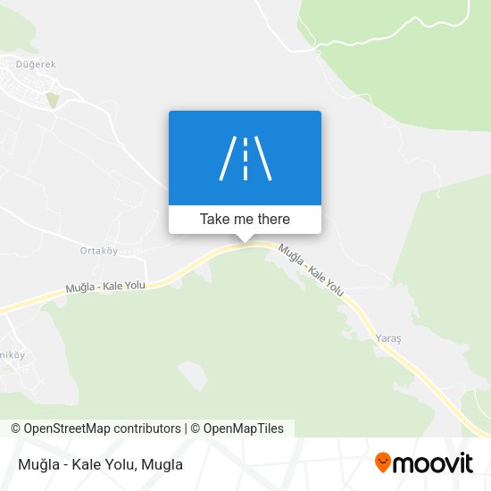 Muğla - Kale Yolu map