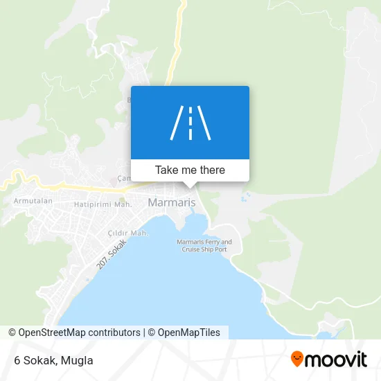 6 Sokak map