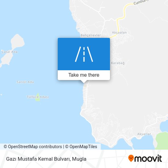Gazı Mustafa Kemal Bulvarı map