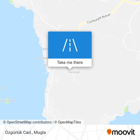Özgürlük Cad. map