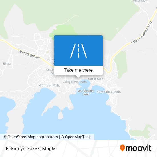 Fırkateyn Sokak map