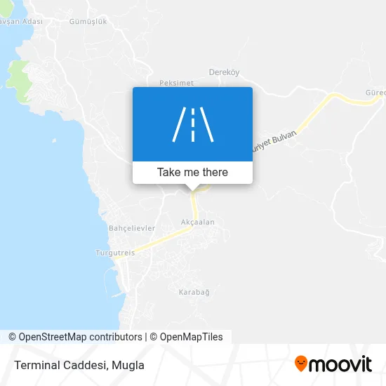 Terminal Caddesi map