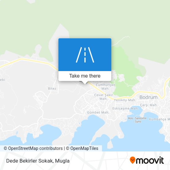 Dede Bekirler Sokak map