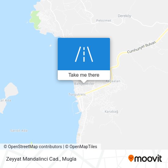 Zeyyat Mandalinci Cad. map