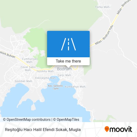 Reşitoğlu Hacı Halil Efendi Sokak map
