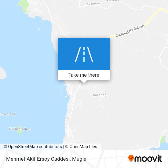 Mehmet Akif Ersoy Caddesi map