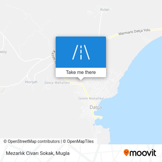 Mezarlık Civarı Sokak map