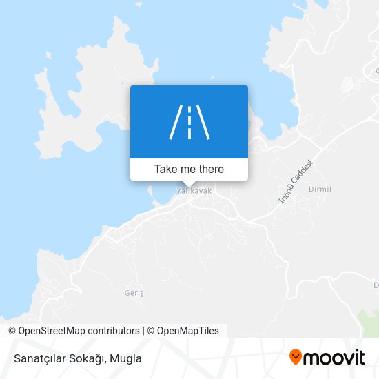 Sanatçılar Sokağı map