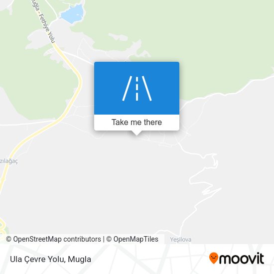 Ula Çevre Yolu map