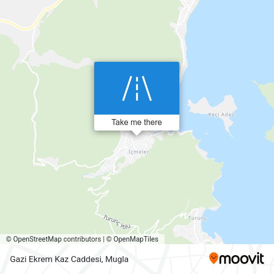Gazi Ekrem Kaz Caddesi map