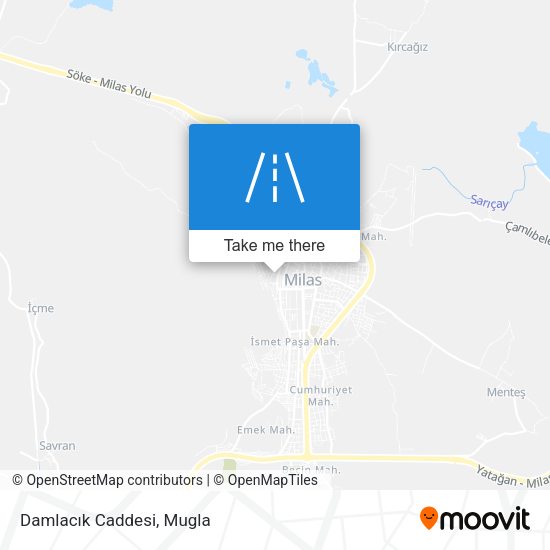 Damlacık Caddesi map