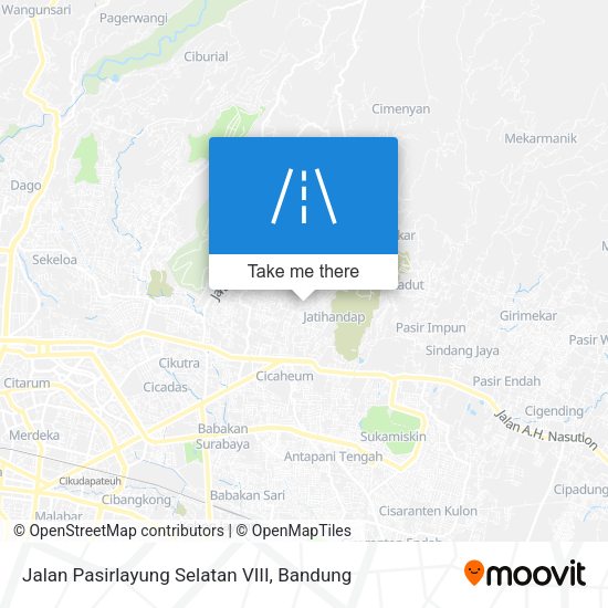 Jalan Pasirlayung Selatan VIII map