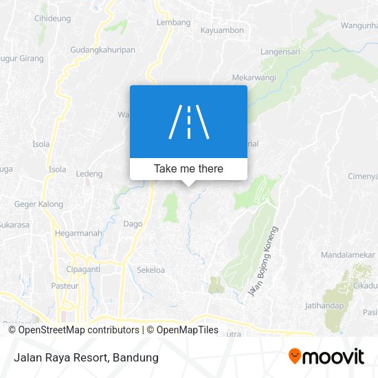 Jalan Raya Resort map