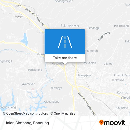 Jalan Simpang map