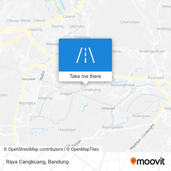 Raya Cangkuang map