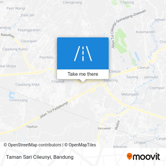 Taman Sari Cileunyi map