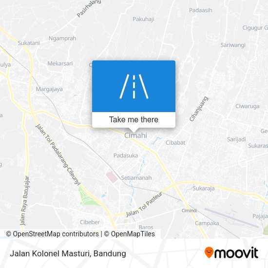 Jalan Kolonel Masturi map