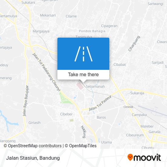 Jalan Stasiun map