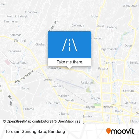 Terusan Gunung Batu map