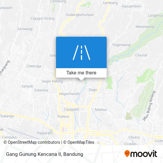 Gang Gunung Kencana II map