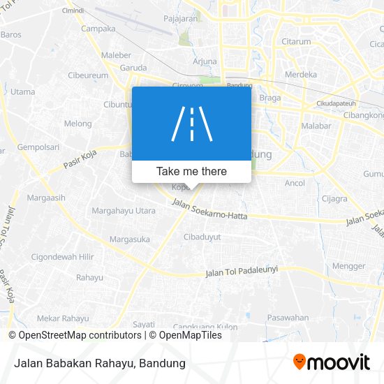 Jalan Babakan Rahayu map