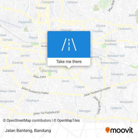 Jalan Banteng map