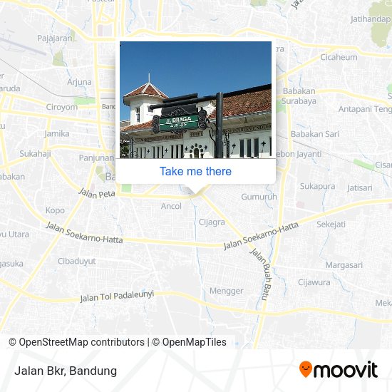 Jalan Bkr map