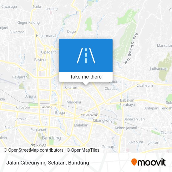 Jalan Cibeunying Selatan map