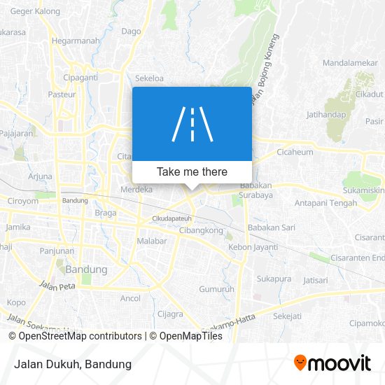 Jalan Dukuh map
