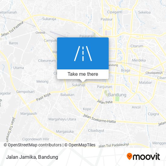 Jalan Jamika map