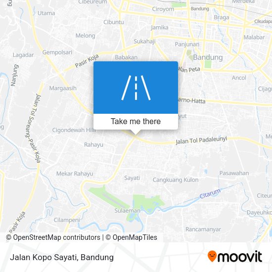 Jalan Kopo Sayati map