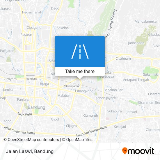 Jalan Laswi map