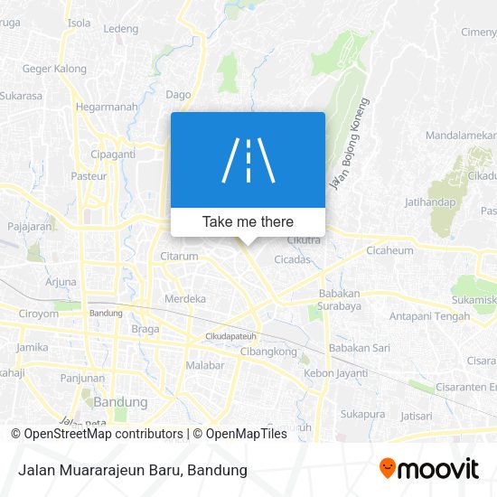 Jalan Muararajeun Baru map