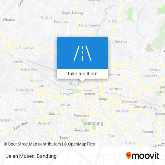 Jalan Musen map