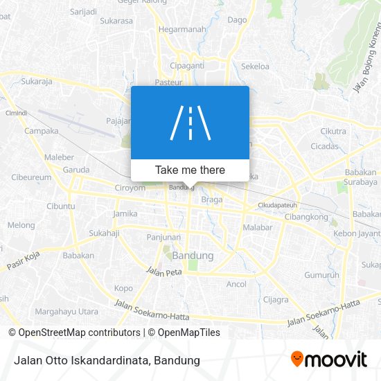 Jalan Otto Iskandardinata map