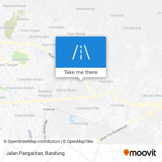 Jalan Pangaritan map