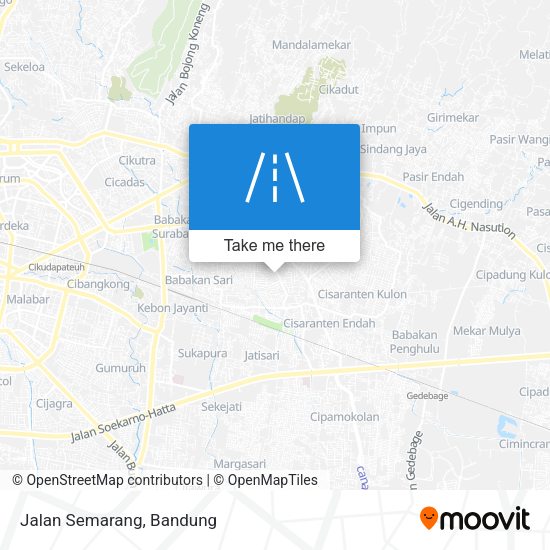 Jalan Semarang map