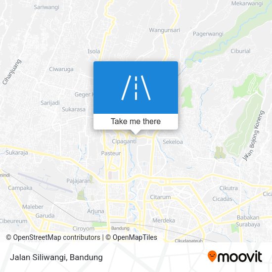 Jalan Siliwangi map