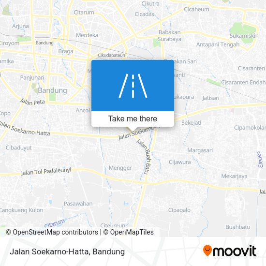 Jalan Soekarno-Hatta map