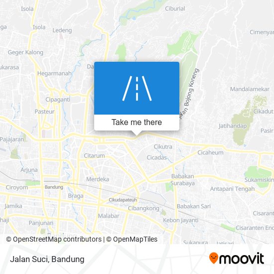 Jalan Suci map