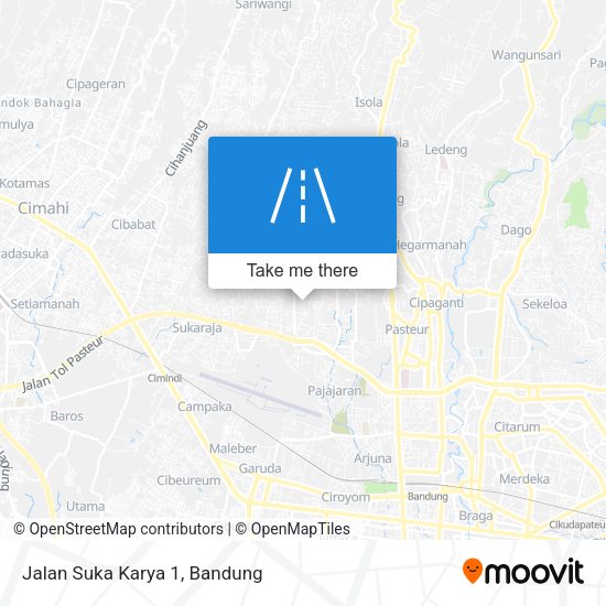 Jalan Suka Karya 1 map