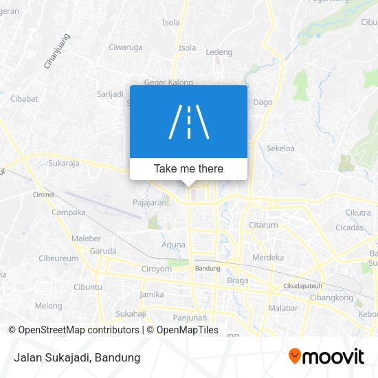 Jalan Sukajadi map