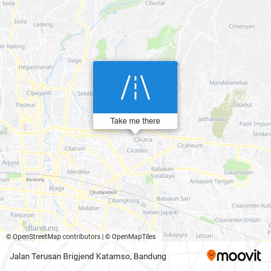 Jalan Terusan Brigjend Katamso map